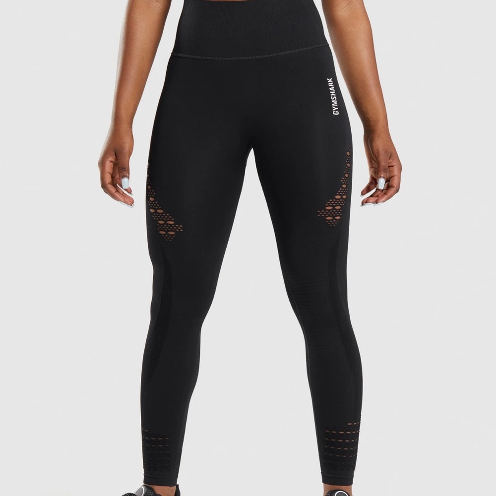 Gymshark Women's Black ENERGY SEAMLESS LEGGINGS